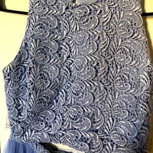 Lilac Two Piece Prom Dress!